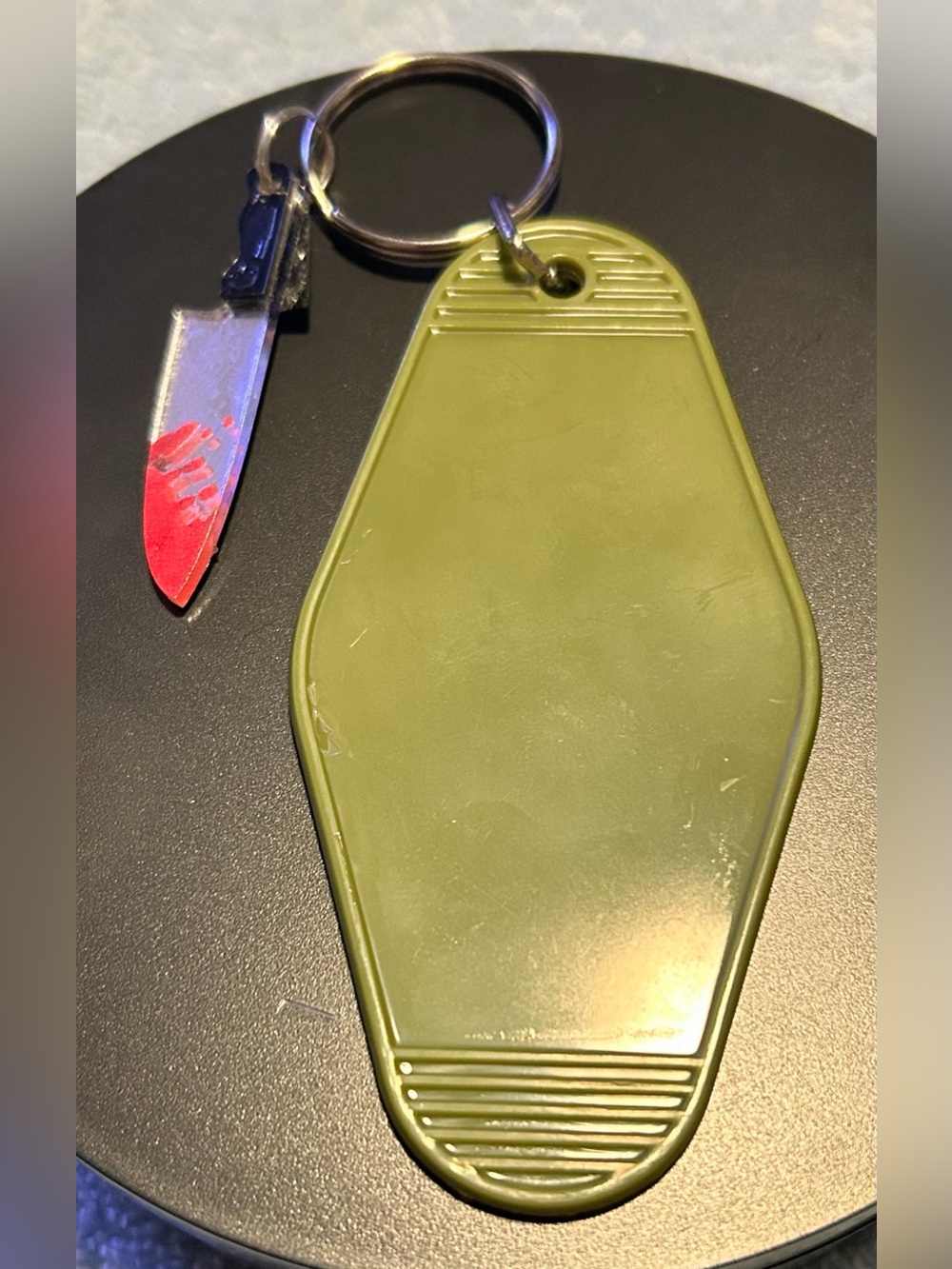 JASON VORHEES/HALLOWEEN-INSPIRED FANDOM KEYCHAIN/PURSE CHARM/HANDCRAFTED - Picture 3 of 3